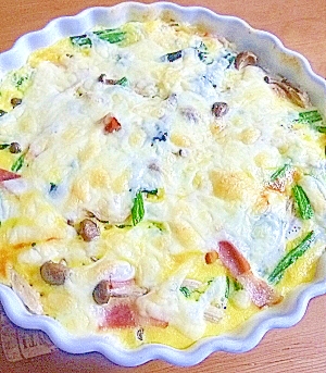 皮なしキッシュ