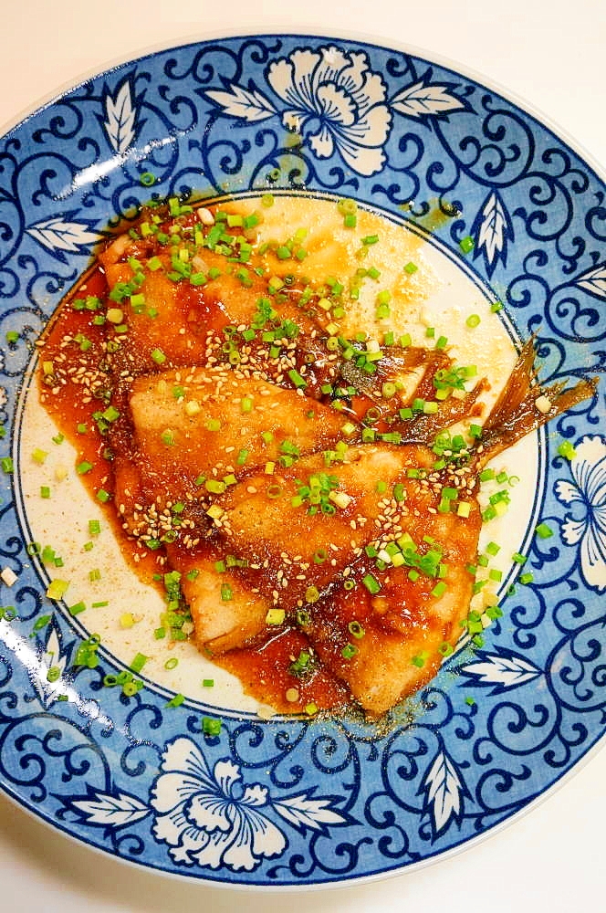 ご飯に乗せて丼でも！アジの蒲焼き