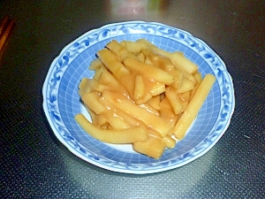 簡単たけのこ味噌炒め