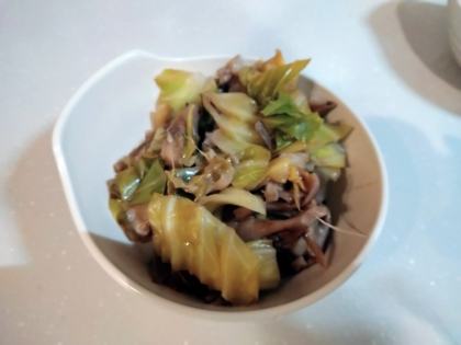 舞茸キャベツチーズ焼き