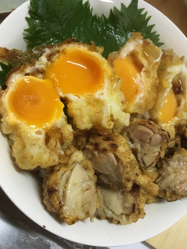 サクサクとろっとふわっと親子天丼