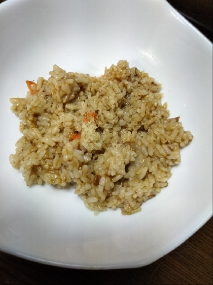 カレーの残りで☆カレーピラフ風
