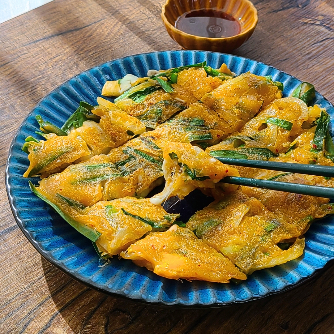 チヂミ　野菜炒めリメイク