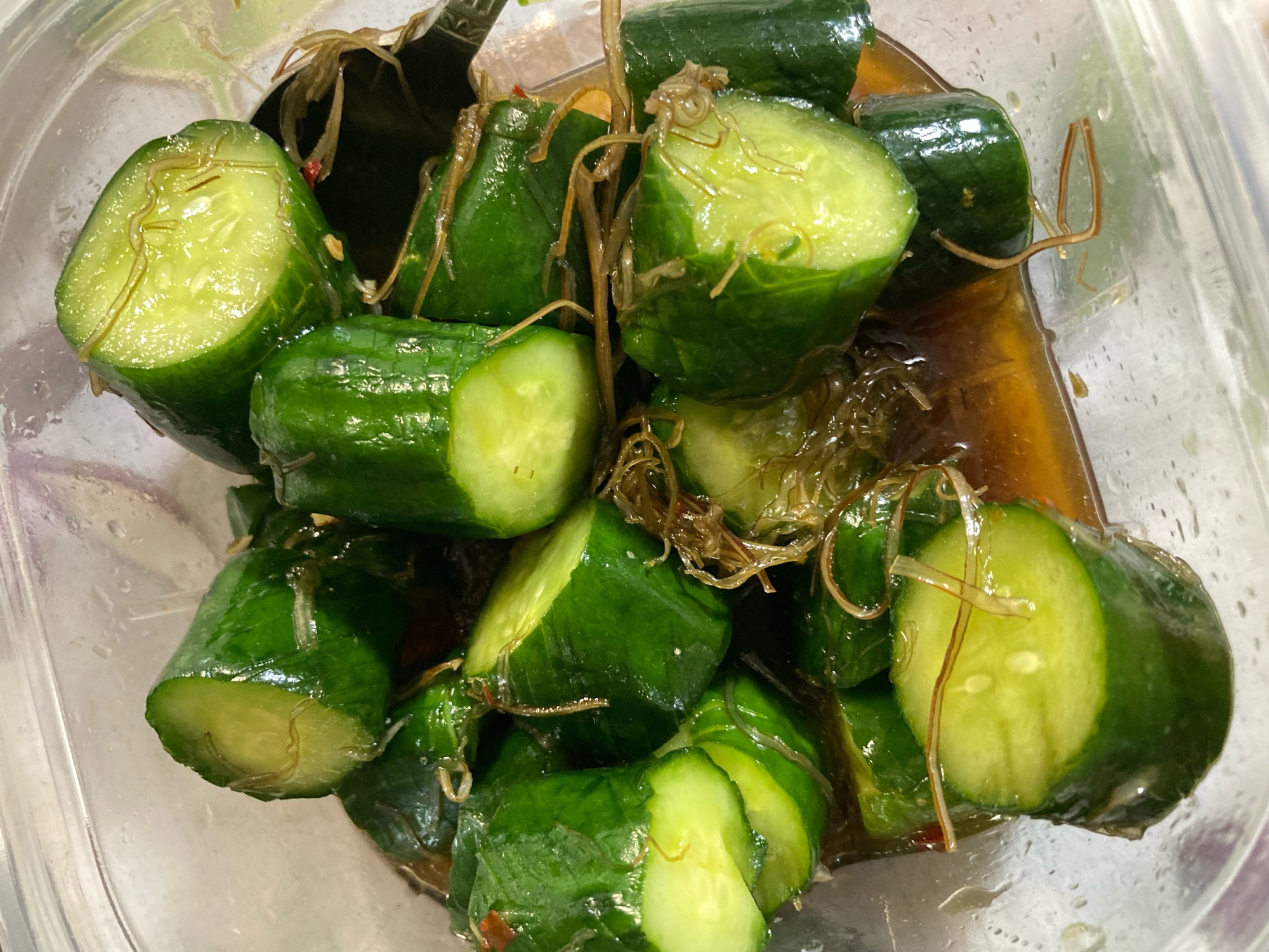 きざみ昆布ときゅうりの浅漬け