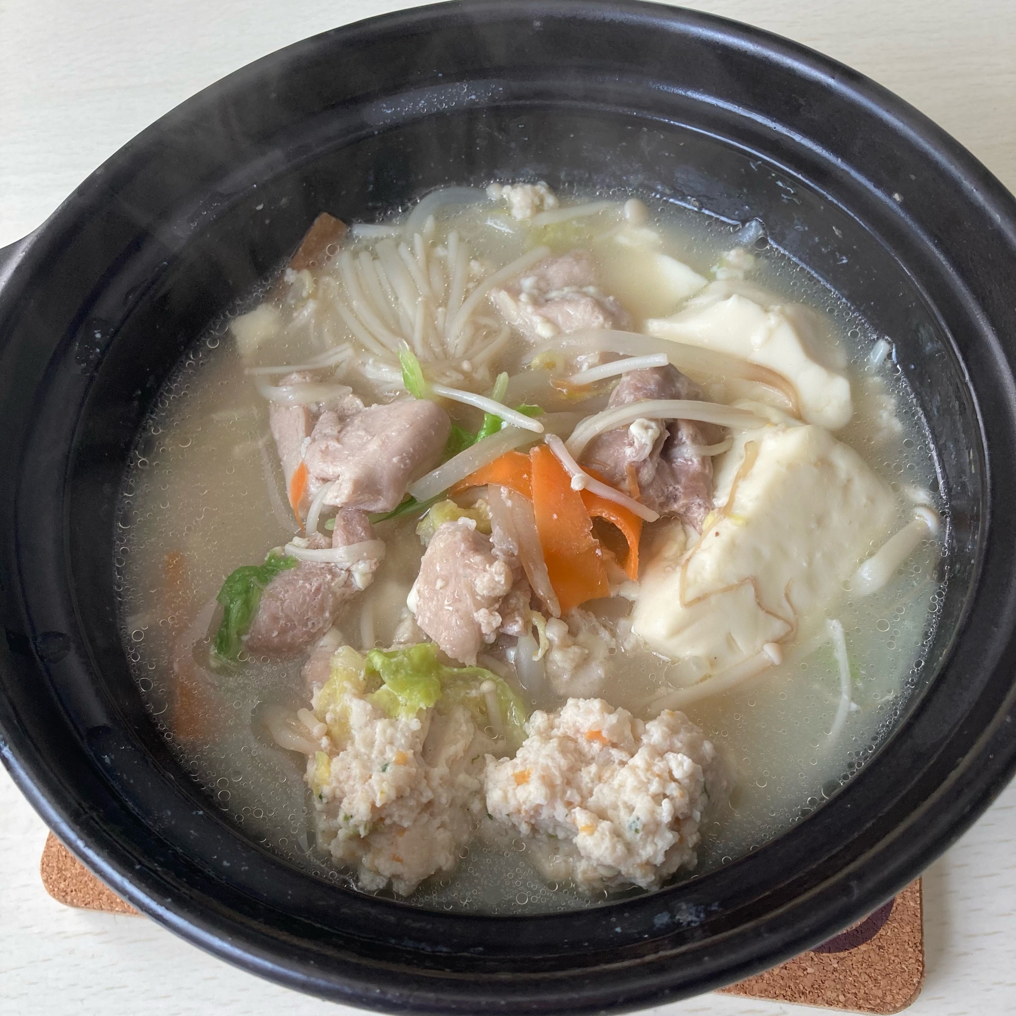 クリスマスに あったか鶏白湯鍋 レシピ 作り方 By Tipi0314 楽天レシピ