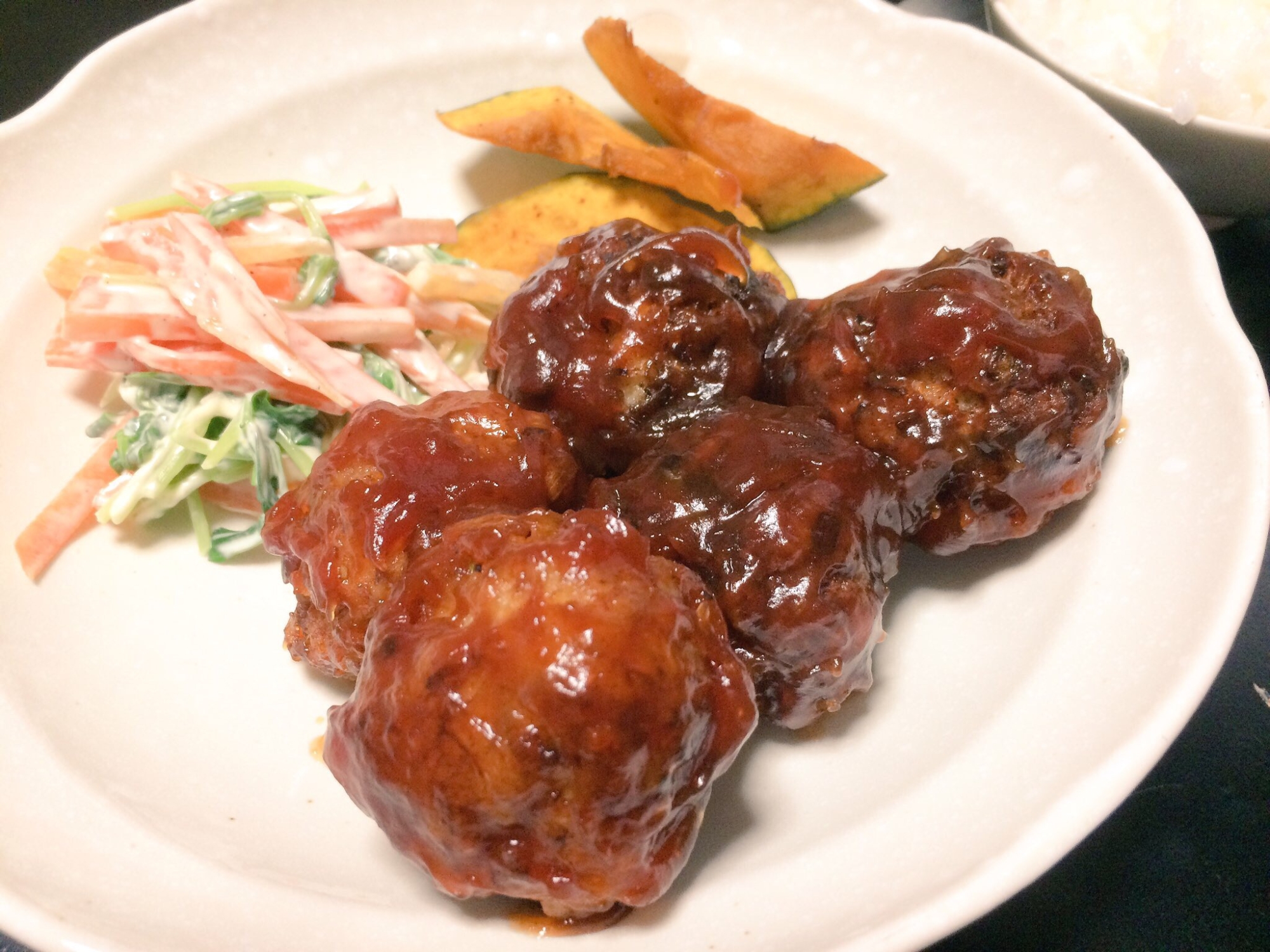 肉団子の甘酢あんかけ♪