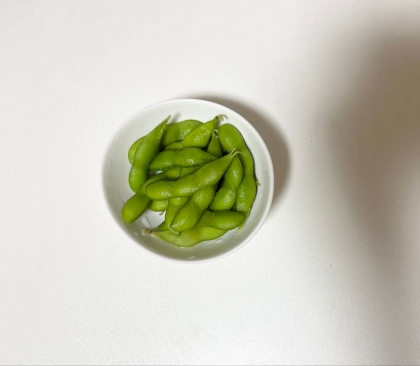 丹波篠山黒枝豆の塩茹♪