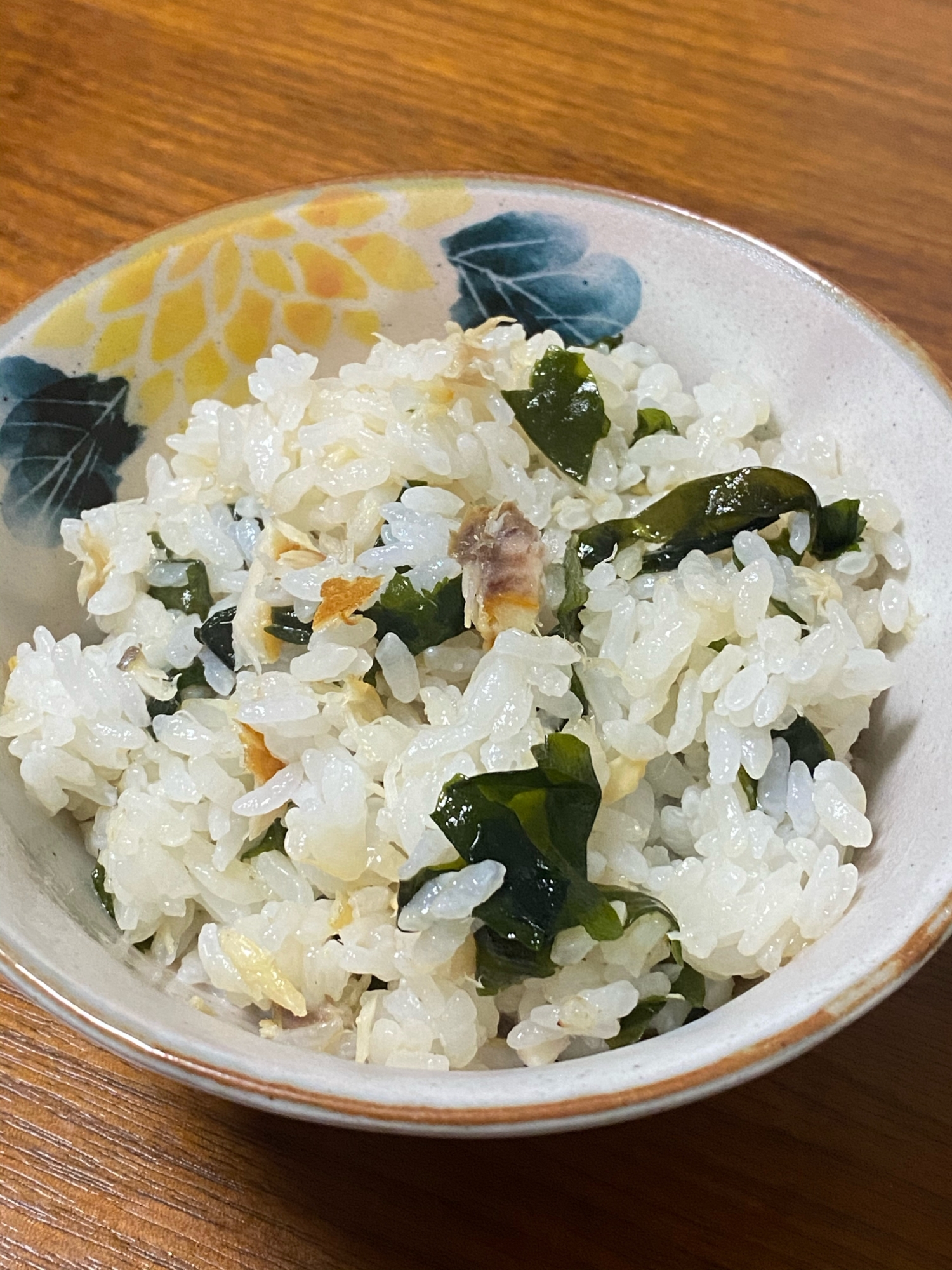 さばとわかめの混ぜご飯♪