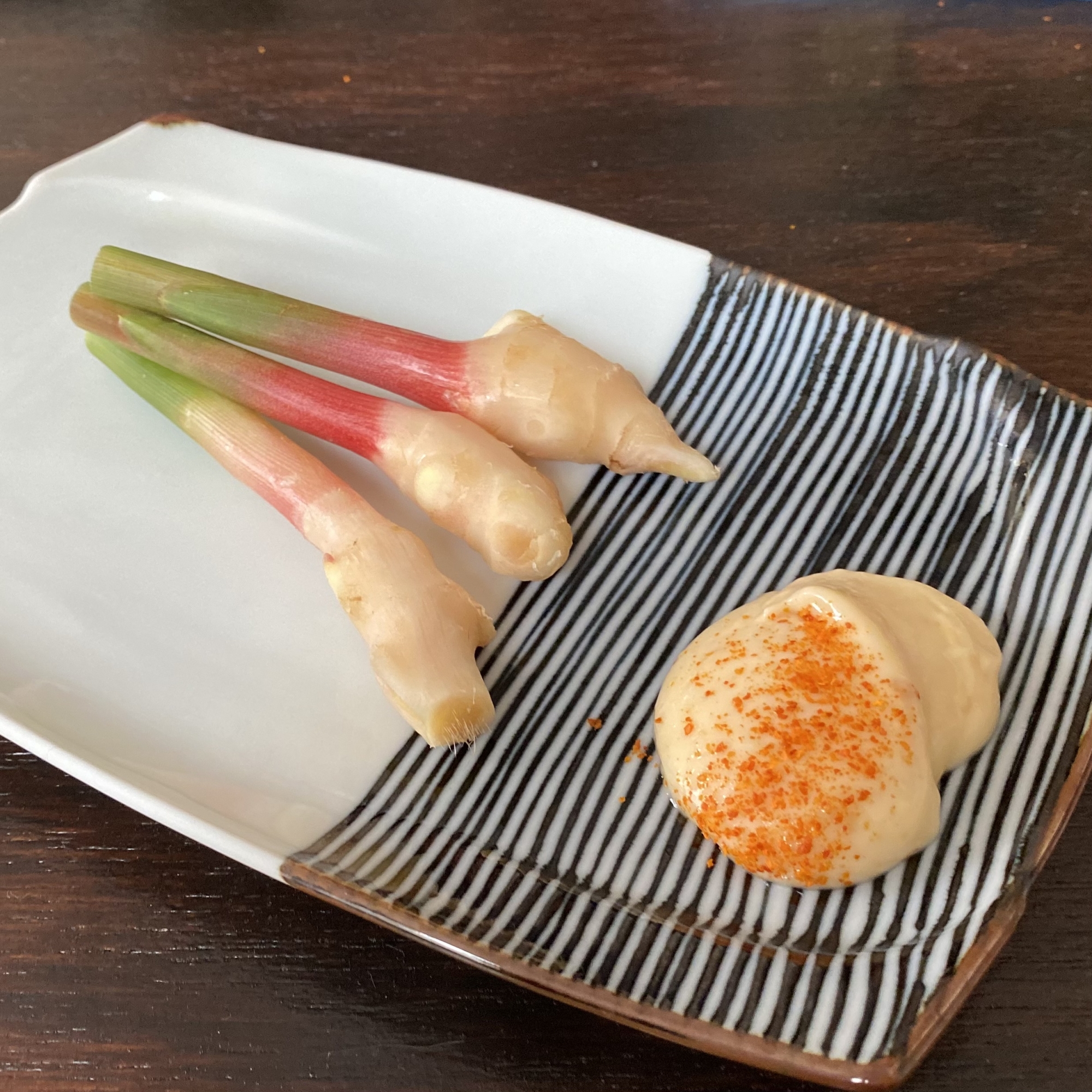 葉生姜の味噌マヨディップ レシピ 作り方 By Koisy 楽天レシピ 葉生姜の味噌マヨディップ レシピ 作り方 By Koisy 楽天レシピ