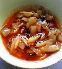 食べるラー油で作る菊芋の中華キンピラ風甘辛炒め