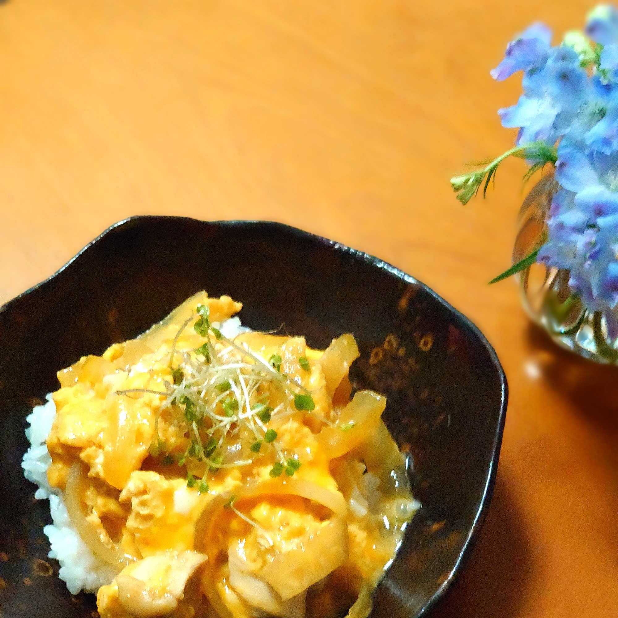 煮卵のつけ汁リメイクᕷ˖ 親子丼ꕤ୭*