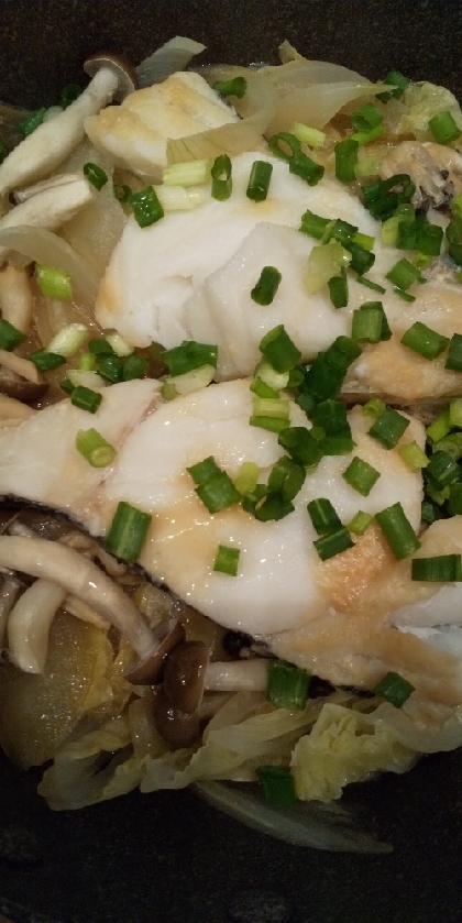 フライパンで 野菜たっぷりタラの蒸し焼き レシピ 作り方 By Nao S 楽天レシピ