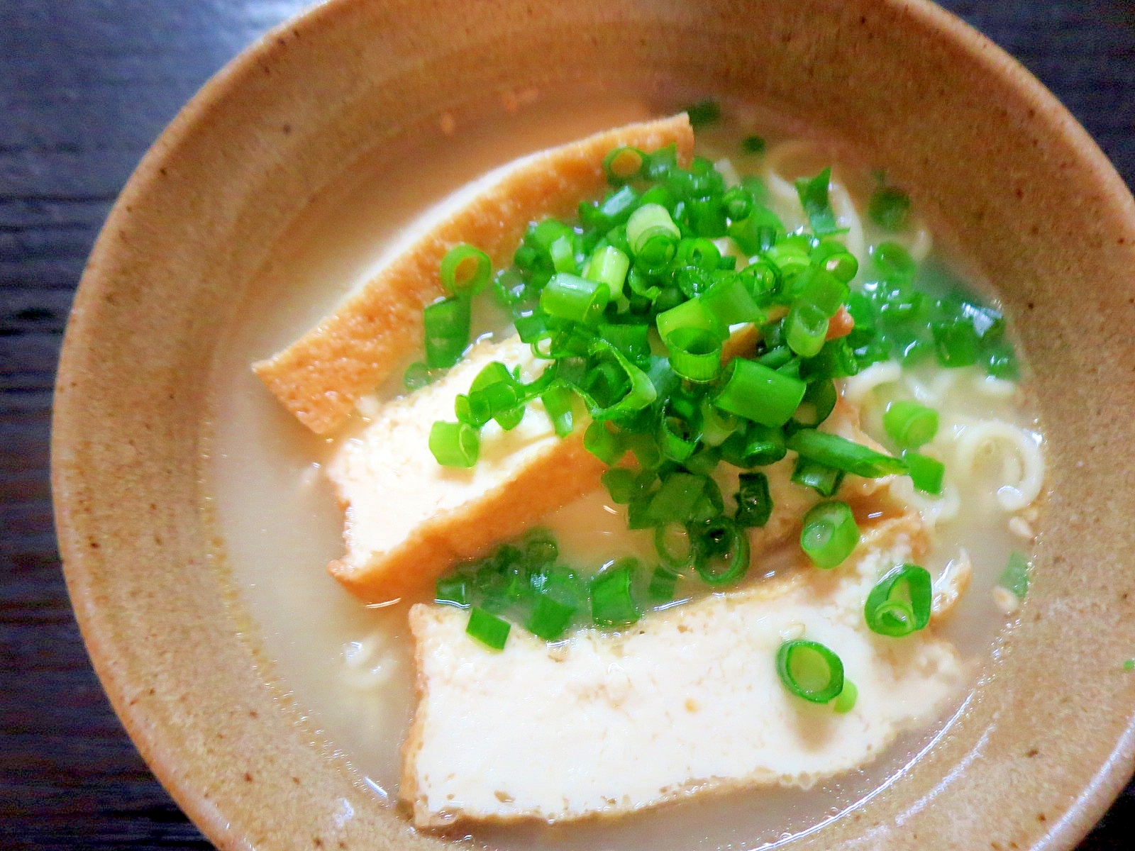 厚揚げ入りラーメン