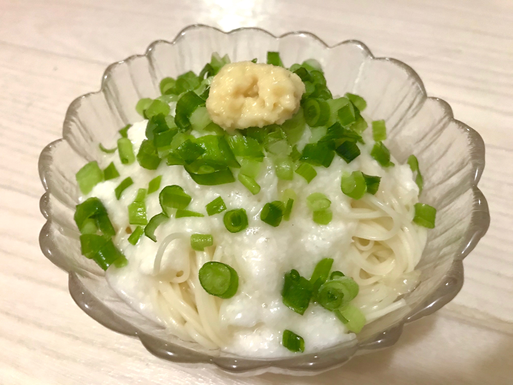 ぶっかけ山芋そうめん