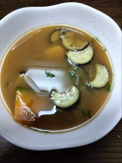 季節野菜の味噌汁
