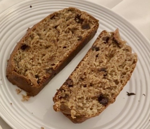 ココアとバナナのパウンドケーキ