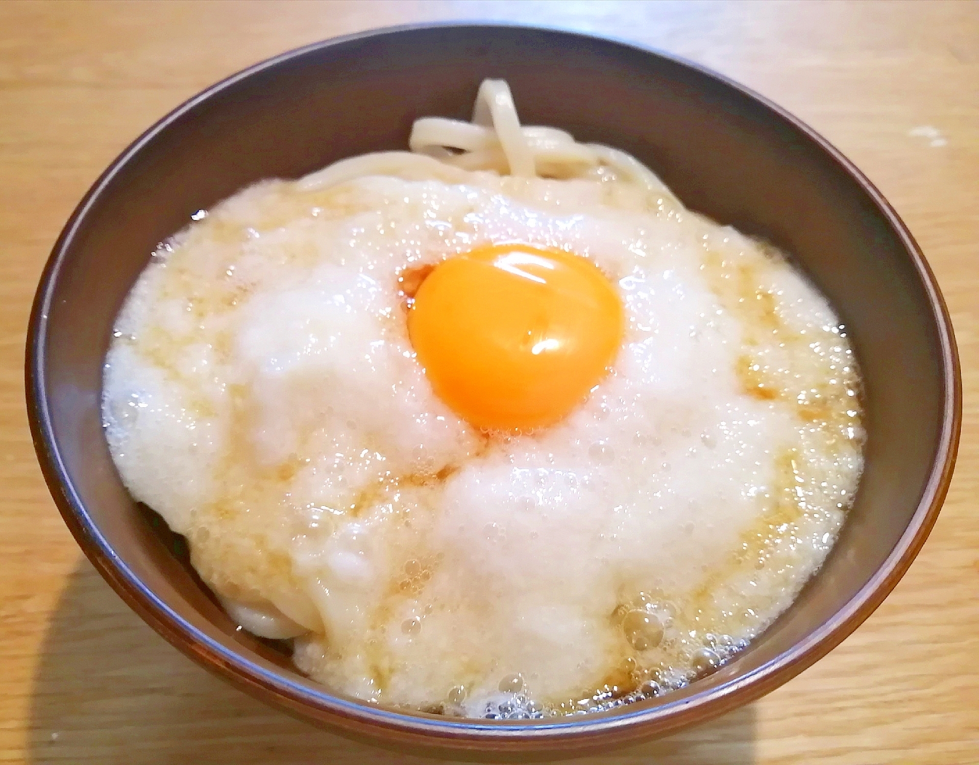 月見山かけうどん