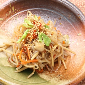 半分主食 韓国風こんにゃくきんぴら焼麺