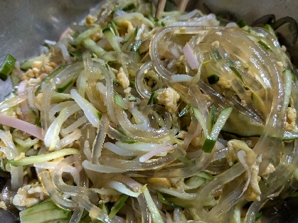給食のあの味☆春雨の中華風サラダ