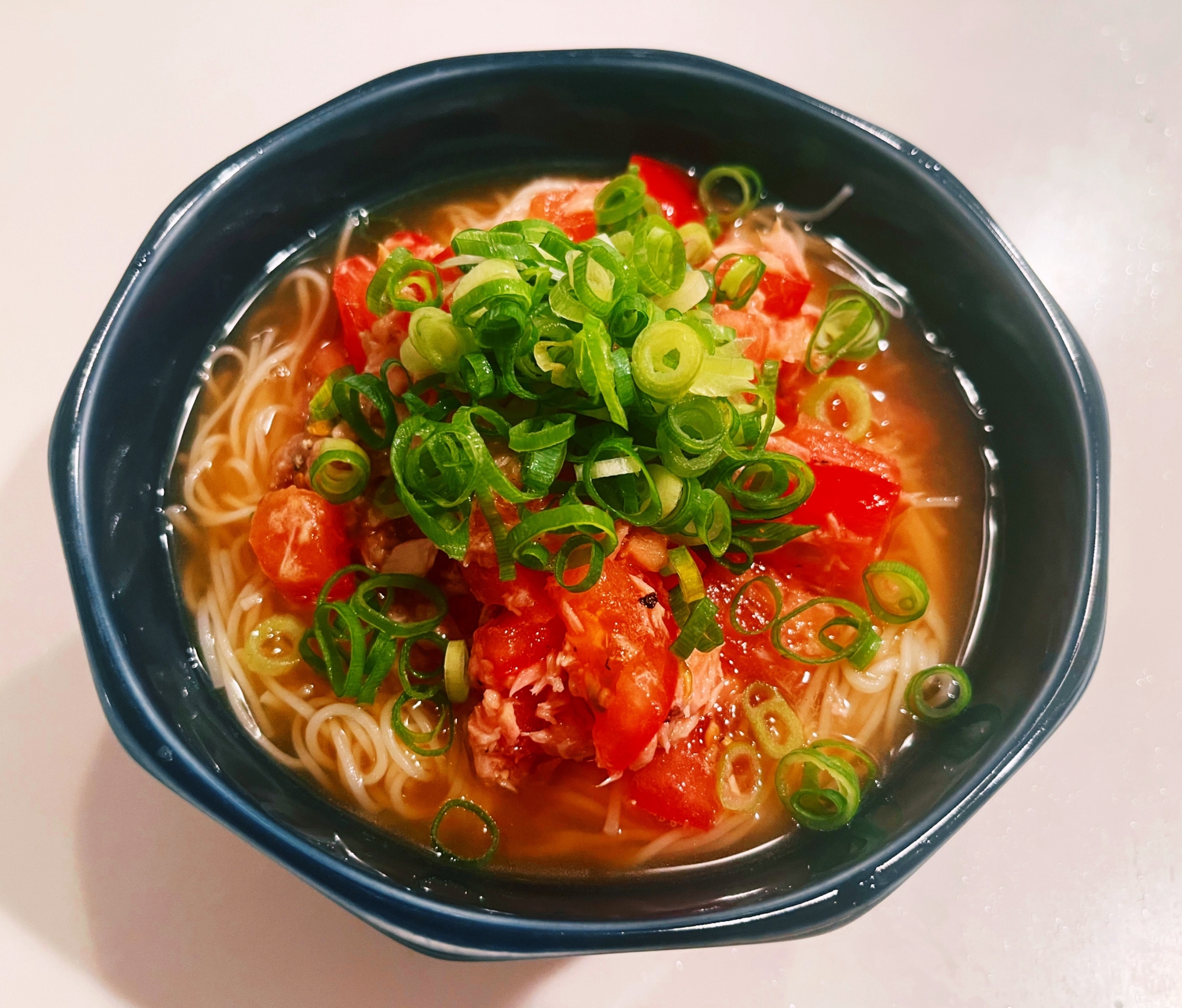 ツナトマト素麺