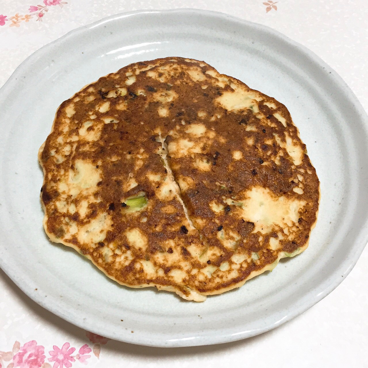 豆腐のお好み焼き風