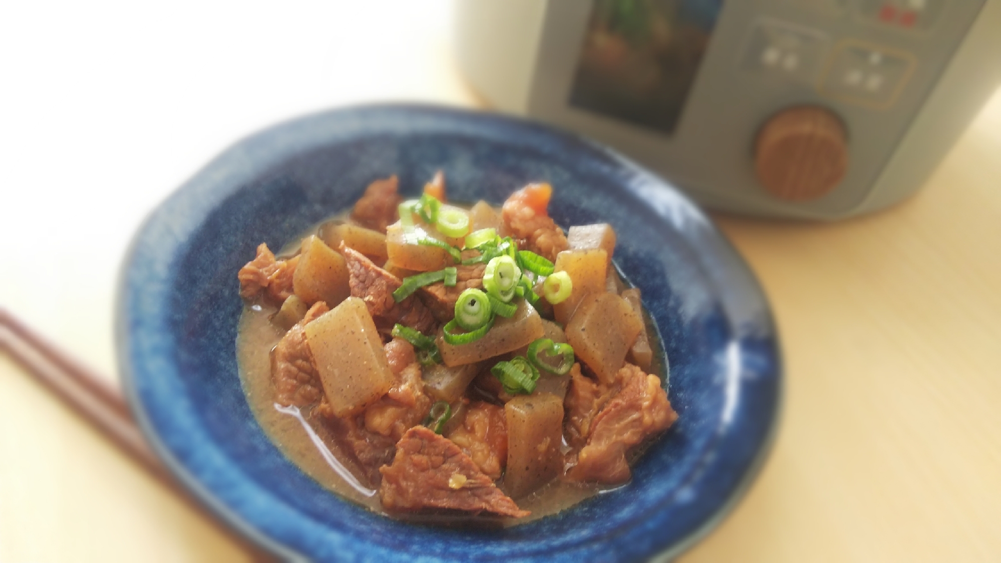 電気圧力鍋で牛すじ煮込み*圧力20分