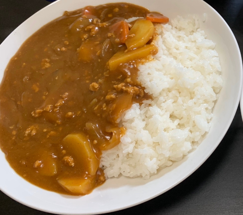 鶏挽肉で☆簡単お家カレー