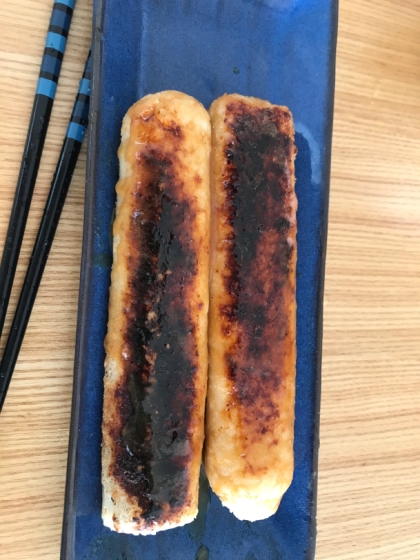 きりたんぽを作ったら甘味噌だれ焼きに！