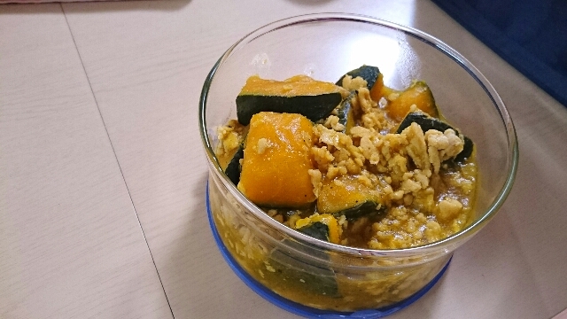 かぼちゃのそぼろ煮