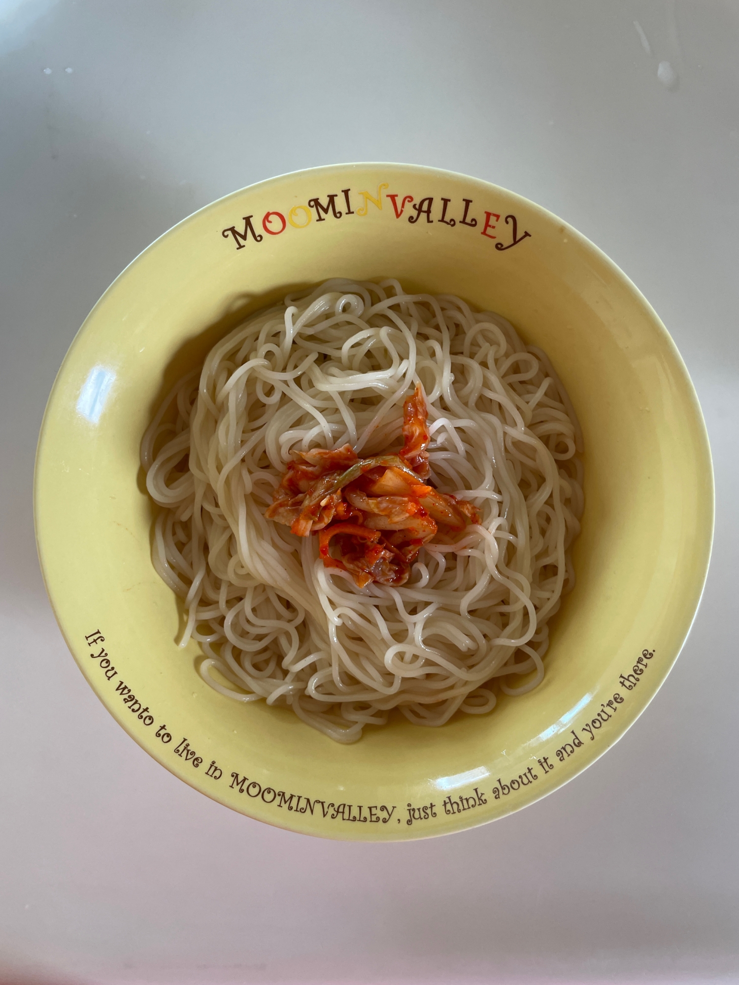 ピリ辛キムチそうめん