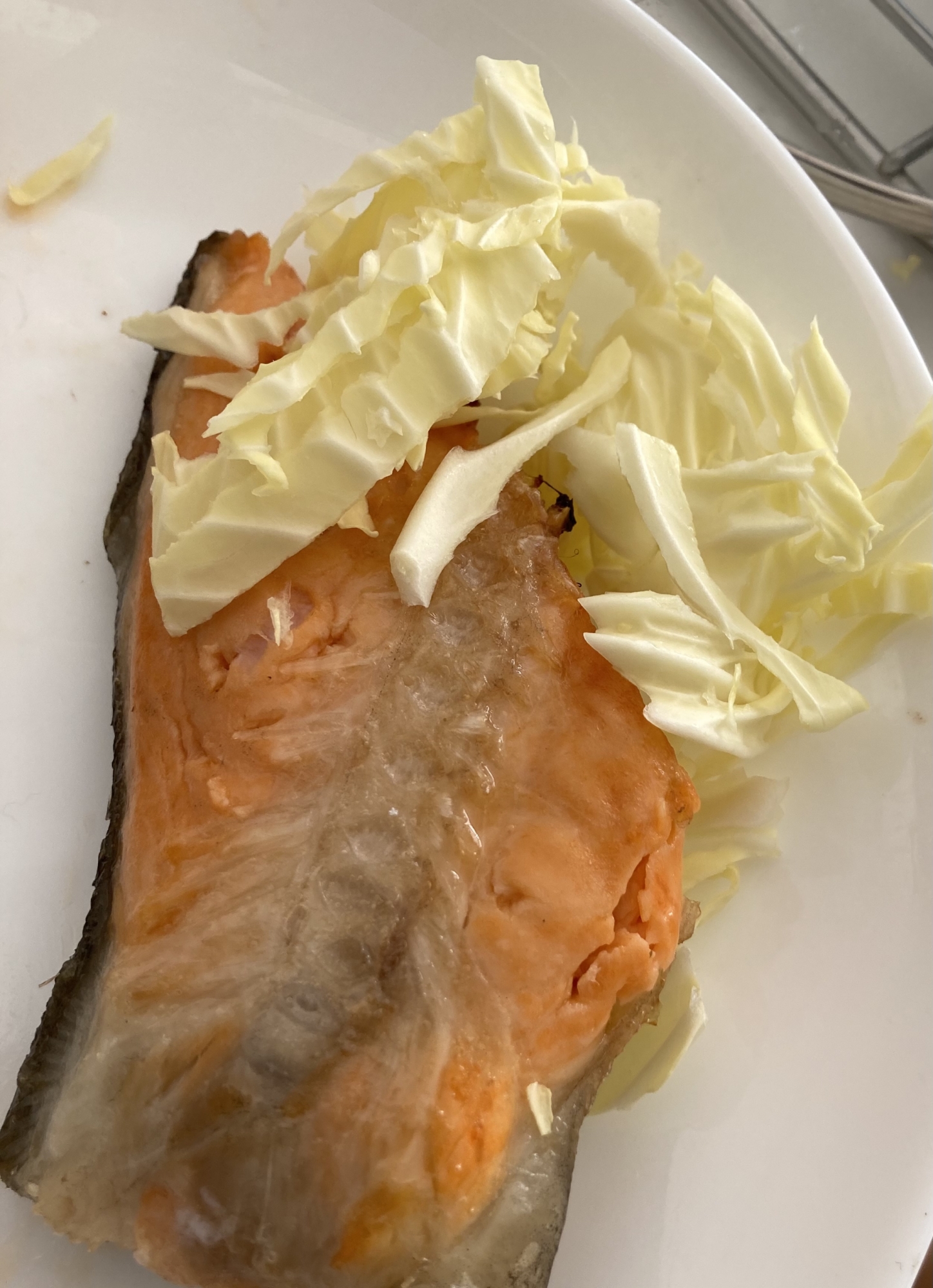 冷凍鮭の簡単オリーブオイル焼き