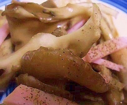 レンジで簡単　まいたけバター