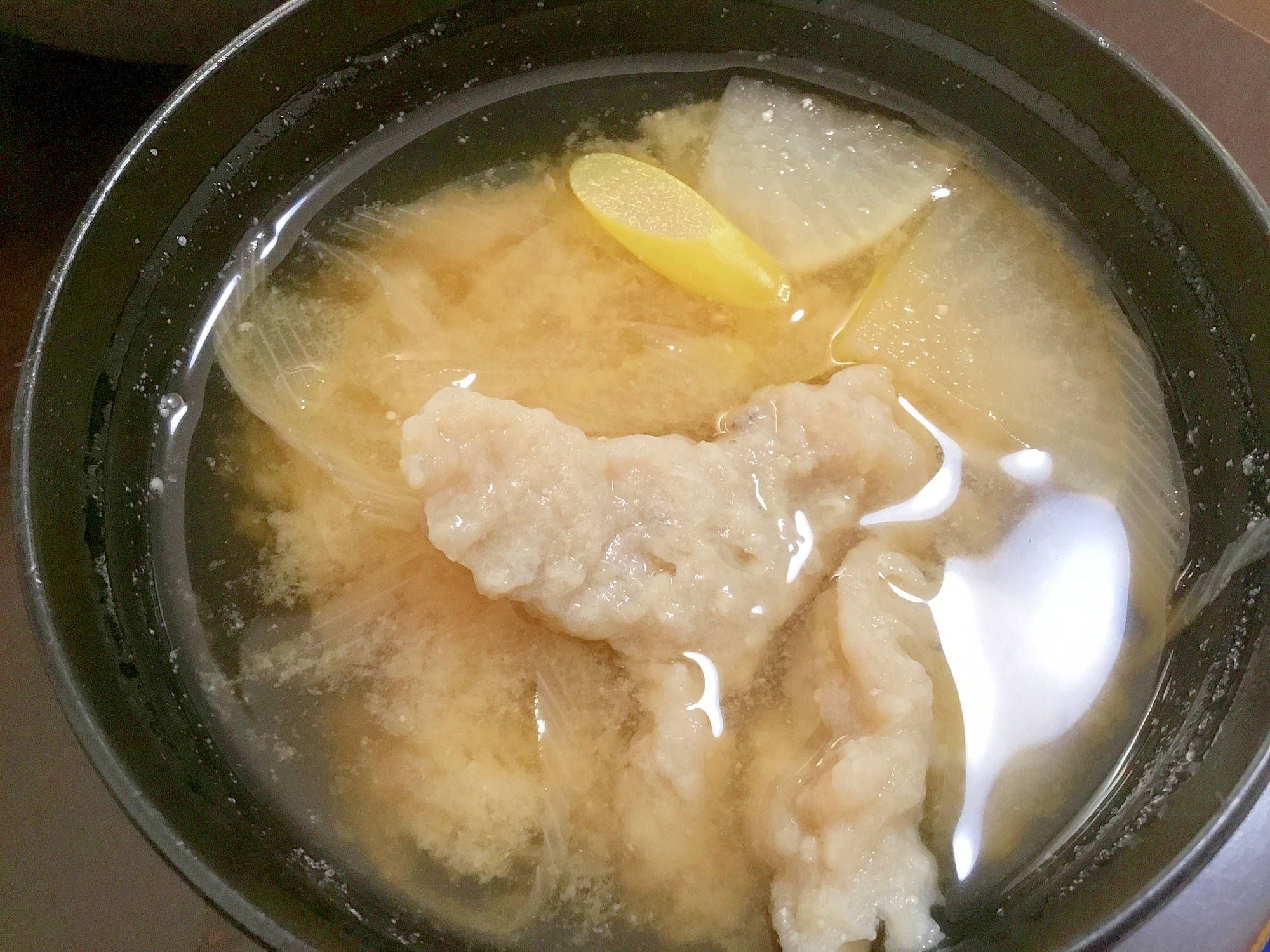 トビウオのすり身の味噌汁 レシピ 作り方 By まゆぱとら 楽天レシピ トビウオのすり身の味噌汁 レシピ 作り方 By まゆぱとら 楽天レシピ