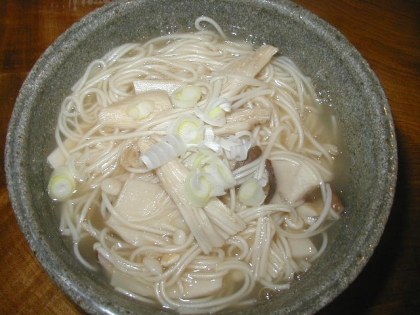 あんかけキノコ素麺＋＋