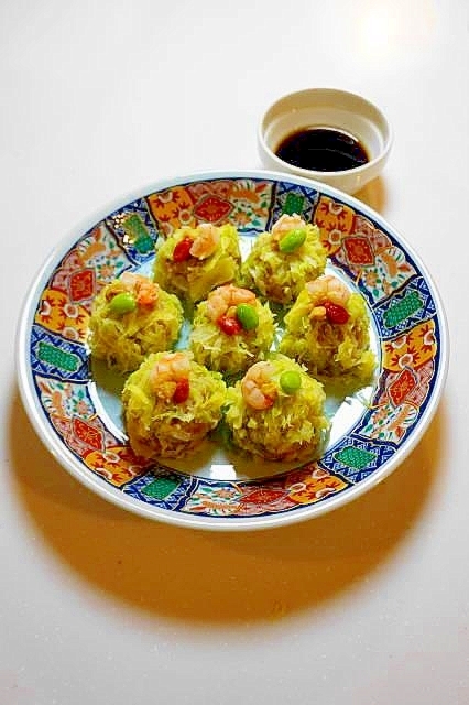 フライパンで簡単に出来る！春キャベツのシウマイ