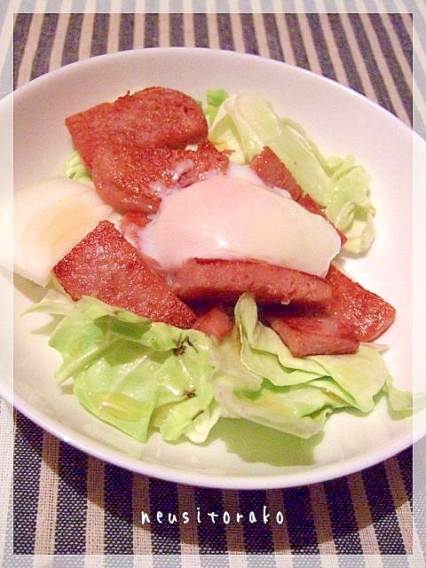 ばりばりスパムたまご