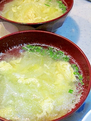 玉ねぎの中華スープ
