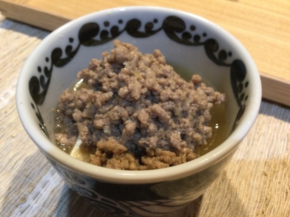 玉子がなくて、そぼろだけになってしまいました。明日はそぼろ丼作ります！ご馳走様でした。