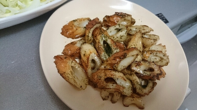 ちくわのバター醤油炒め