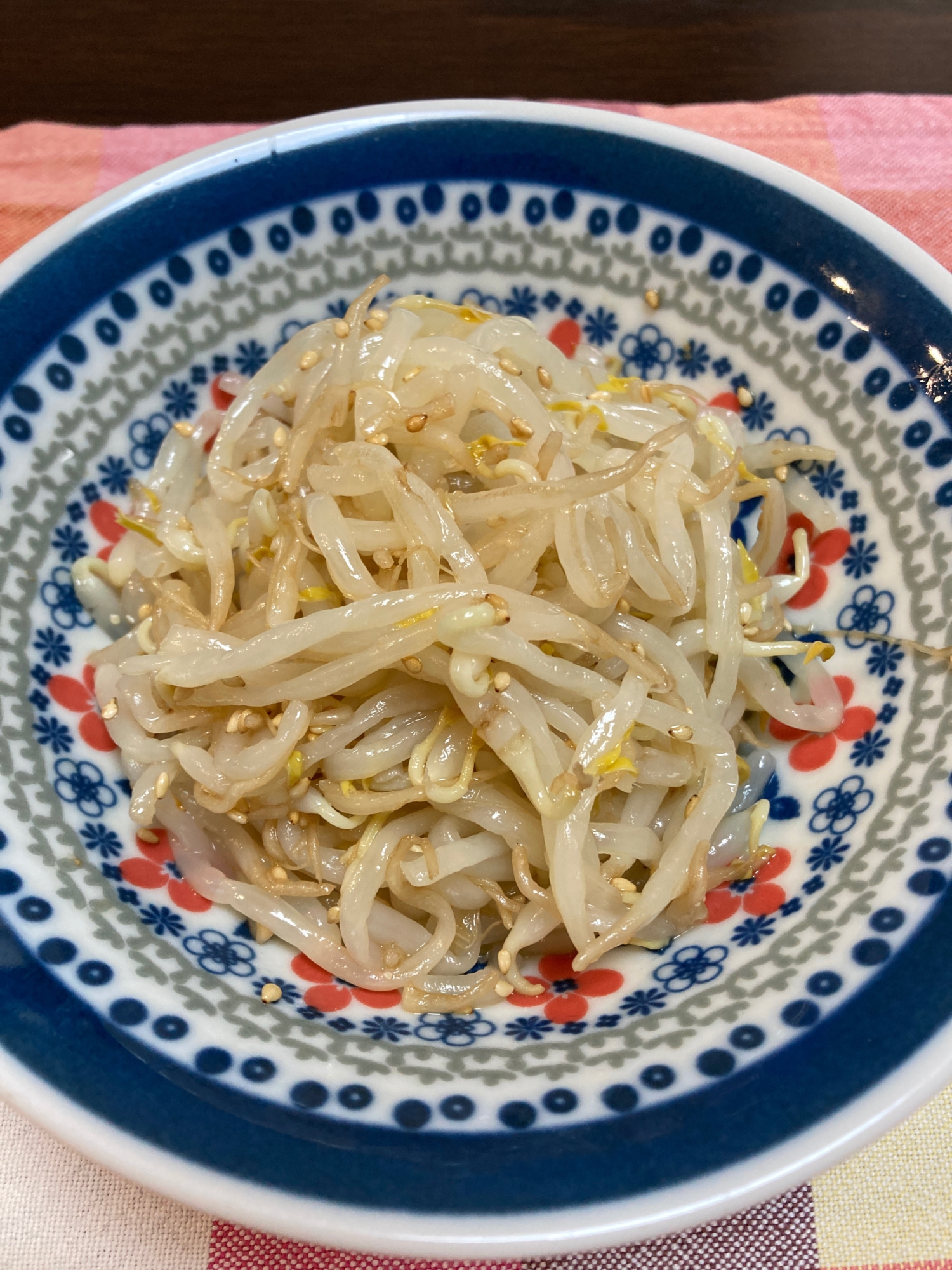 簡単‼電子レンジでもやしナムル♡