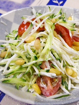 きゅうりカブのマヨヨーグルトサラダ