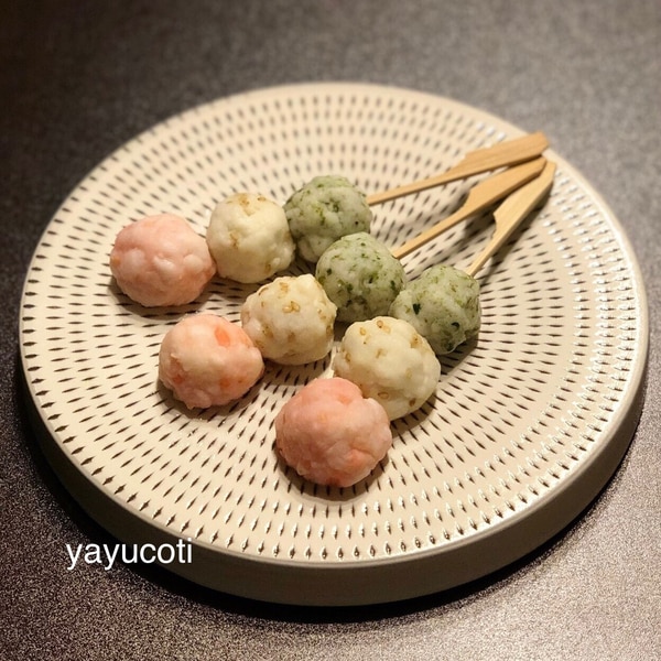 お花見のお弁当に はんぺんの3色団子 レシピ 作り方 By Yayucoti 楽天レシピ お花見のお弁当に はんぺんの3色団子 レシピ 作り方 By Yayucoti 楽天レシピ