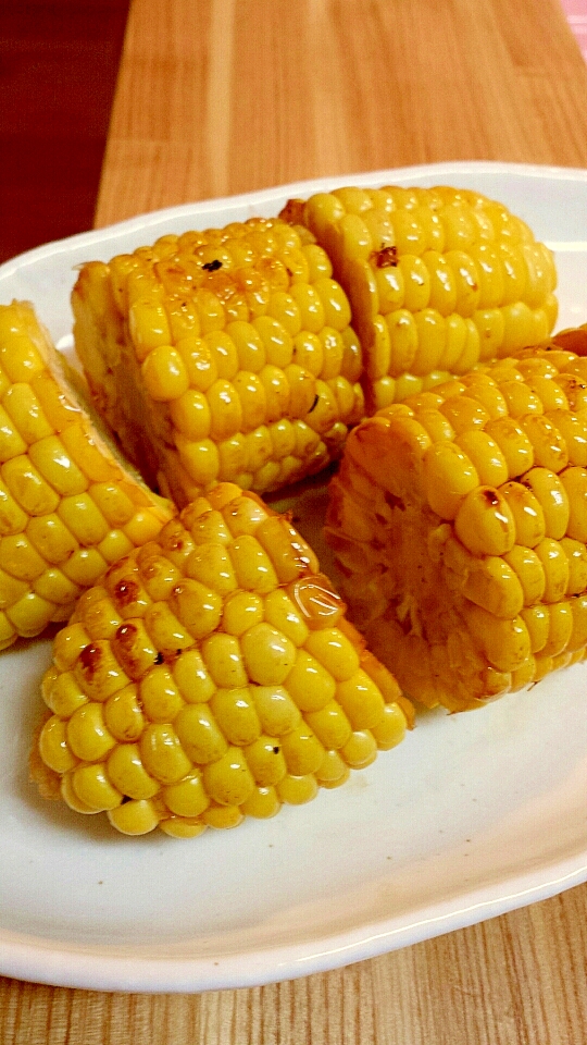 皆大好き！バター醤油焼きとうもろこし