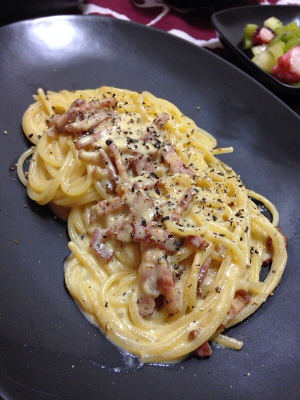 自分史上最高！濃厚カルボナーラ レシピ・作り方 by Mi8045 - 楽天レシピ