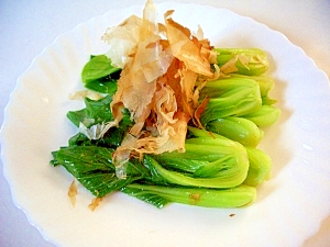 チンゲン菜の お浸し レシピ 作り方 By ドキンちゃん0298 楽天レシピ