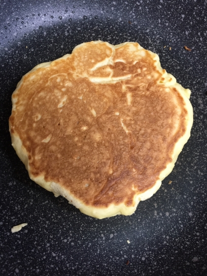 スキムミルクでホットケーキ