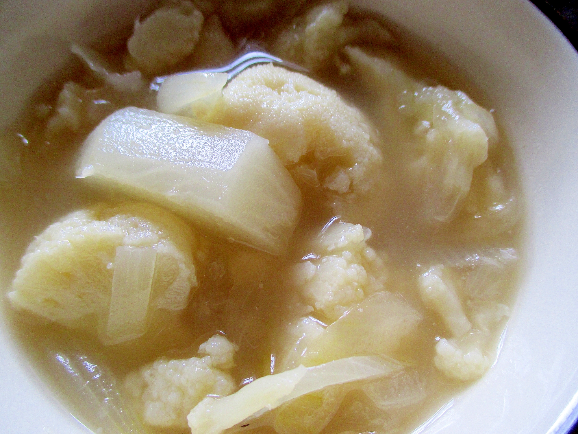 白い野菜のスープ レシピ 作り方 By Michankomama 楽天レシピ