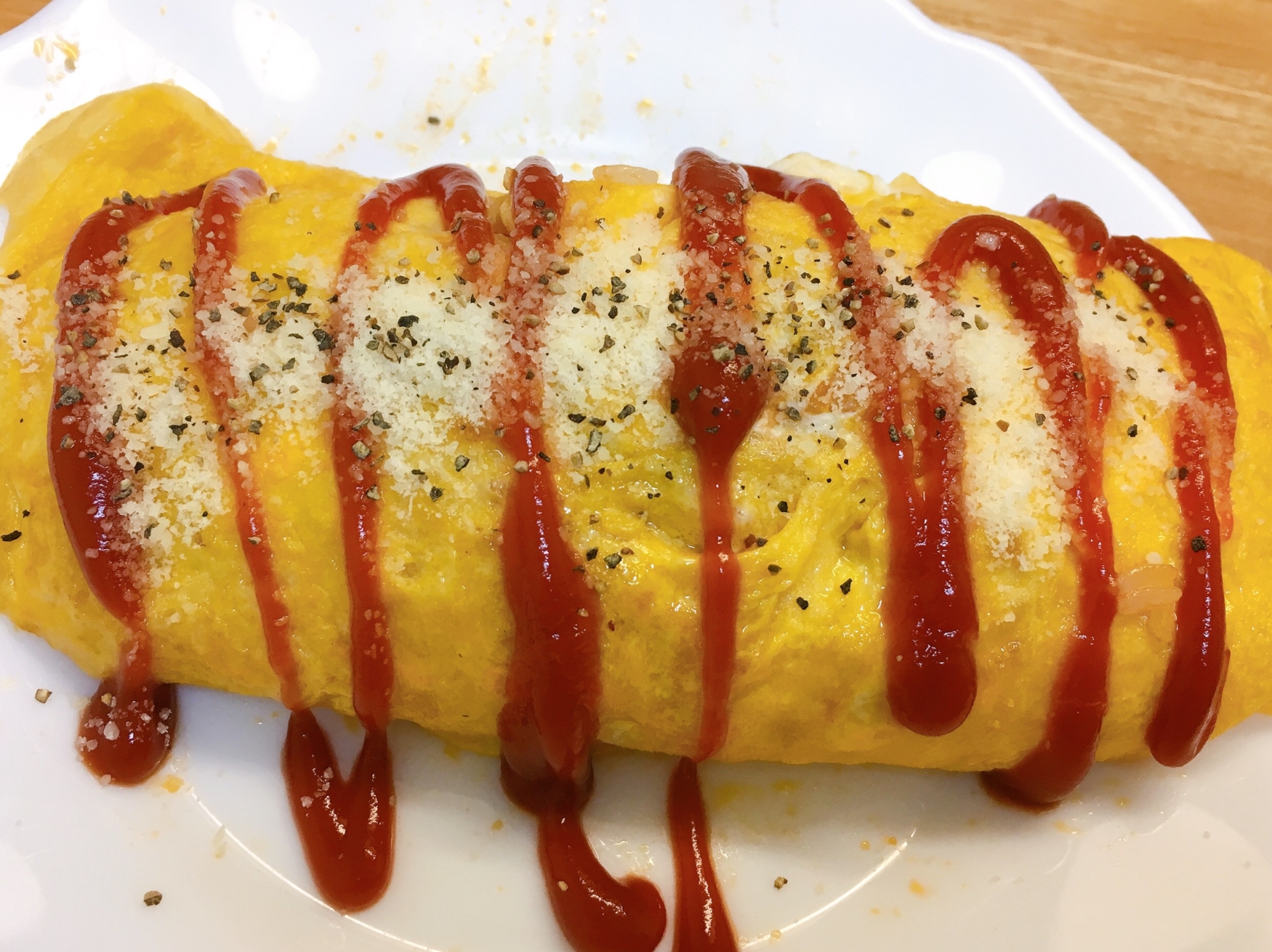 主婦の昼ごはん 具なしオムライス レシピ 作り方 By おちく 楽天レシピ 主婦の昼ごはん 具なしオムライス レシピ 作り方 By おちく 楽天レシピ