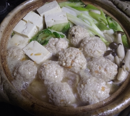 肉団子がフワフワ！スープも美味しかったです(*^^*)レシピありがとうございました。
