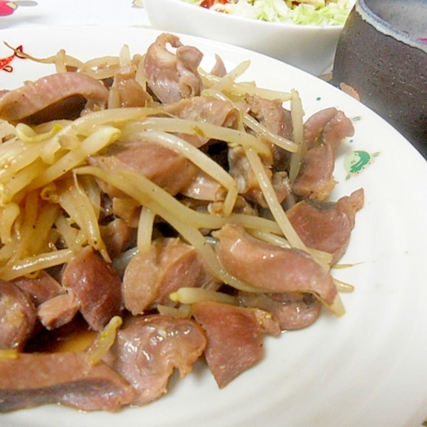 砂肝ともやしのにんにく炒め レシピ 作り方 By ミスチバス 楽天レシピ 砂肝ともやしのにんにく炒め レシピ 作り方 By ミスチバス 楽天レシピ